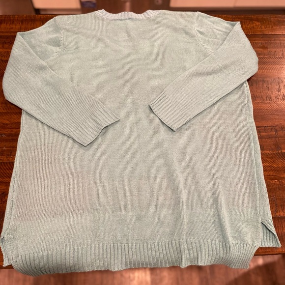 NEW Christmas Ugly Sweater blue reindeer sweater size 3X - Picture 6 of 6